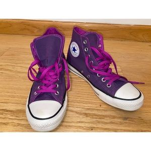 BRAND NEW! Purple Converse